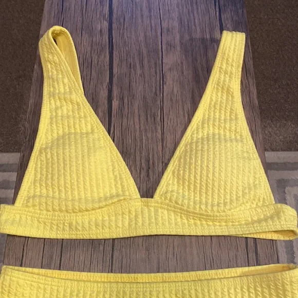Bright Yellow 2-Piece Swimsuit - Picture 2 of 5